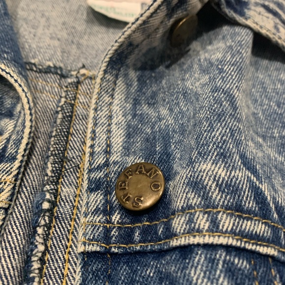 Vintage Light Wash Denim Jacket Size L - Picture 5 of 8